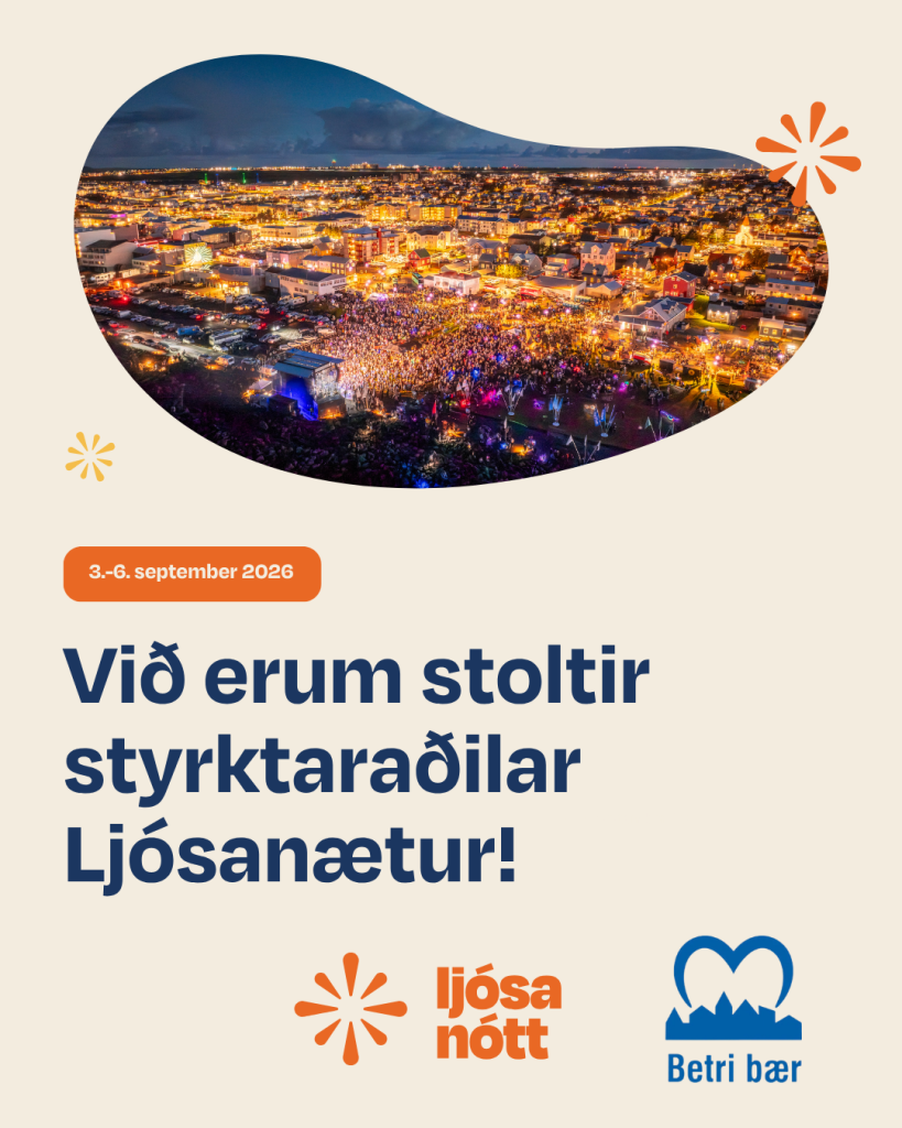 Betri bær er stoltur styrktaraðili Ljósanætur 2026